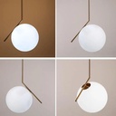 Nordic Style Single Globe Pendant Light