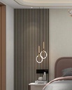 White + Gold Earring style LED Pendant Light