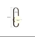 Single head Glass Ball Nordic Wall Light-BK