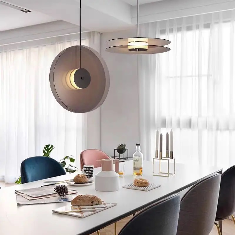 Classic Gramaphone Record Design LED Glass Pendant Light- Dining