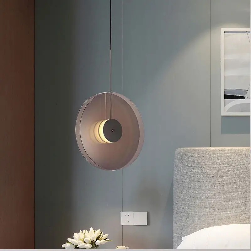 Classic Gramaphone Record Design LED Glass Pendant Light- Bedroom