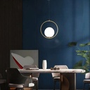 Gold Ring Pendant light- Dining