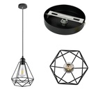 Metal Diamond Design Pendant Light