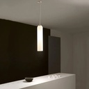 Nordic Style Cylindrical Pendant light with White Glass