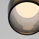 Semi Cylindrical Pendant Light with Glass Ball