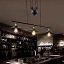 Triple Head Adjustable Hydraulic Pendant Light