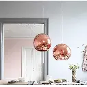 Contemporary design Globe Rose Gold Pendant Light