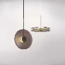 Classic Gramaphone Record Design LED Glass Pendant Light