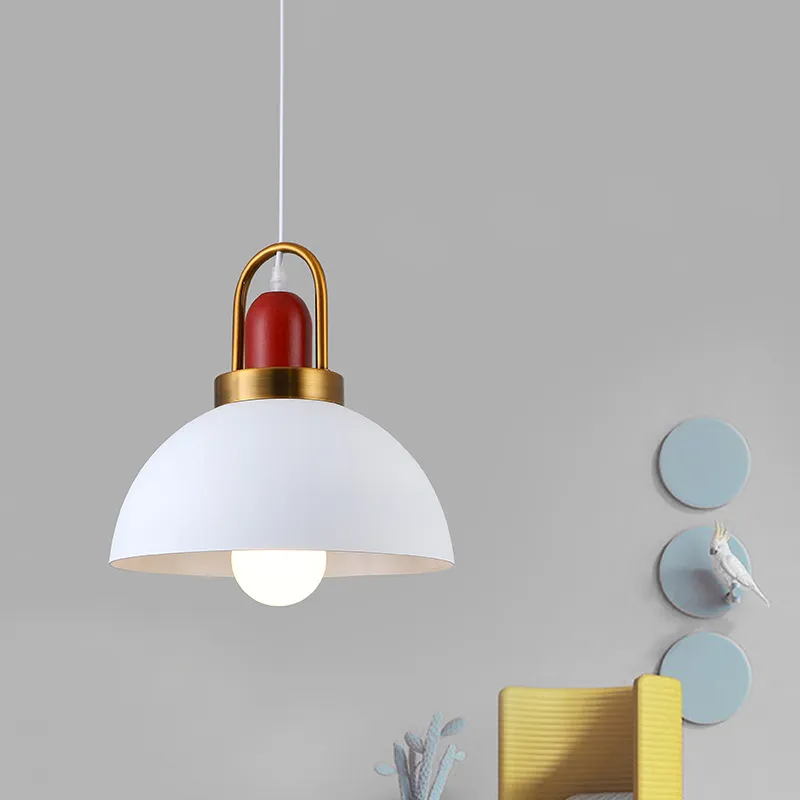 Classic Half Moon Pendant Light with Lipstic Design