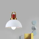 Classic Half Moon Pendant Light with Lipstic Design