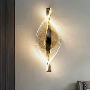 Acrylic and Aluminium Wall Scone- Music Note-Gold Dust
