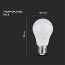 LED BULB 9W A60 2700K E27