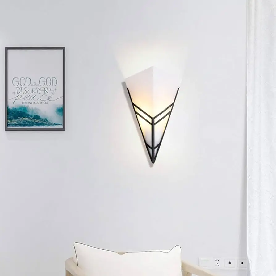 WALL LAMP 6621 V SHAPE BLACK