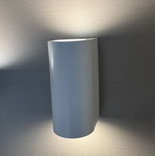 [LH-816] O/D WALL LIGHT ROUND 150MM GU10 COMPATIBLE WHITE