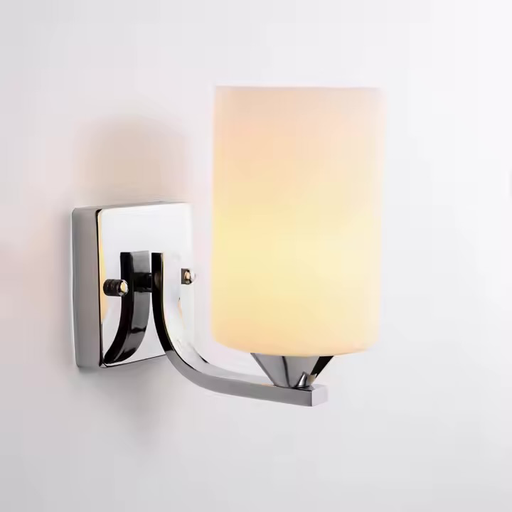 [LH-951] WALL LAMP E27 CHROME GLASS SINGLE
