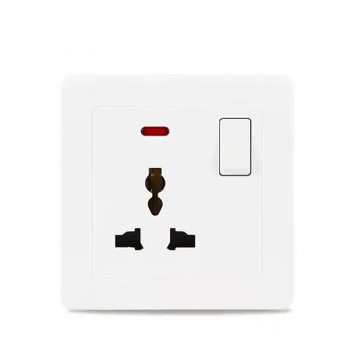 [LH-1164] SOCKET SWITCH 13A SINGLE WHITE INFINITY