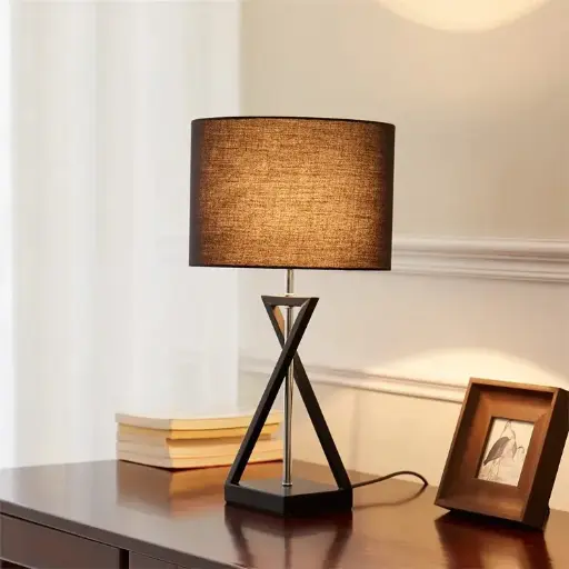 [LH-1097] European Style Black Tripod Design Study Table Lamp